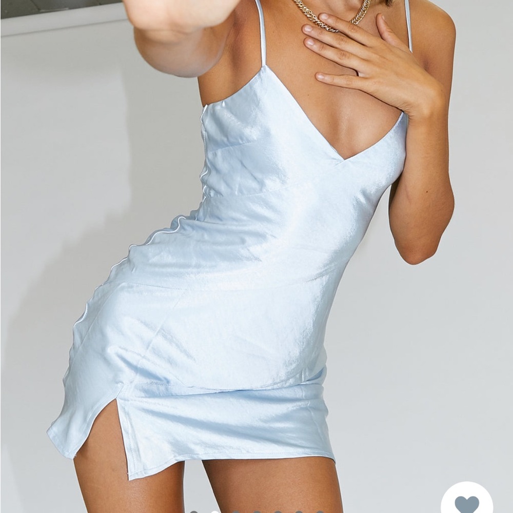 princess polly blue mini dress